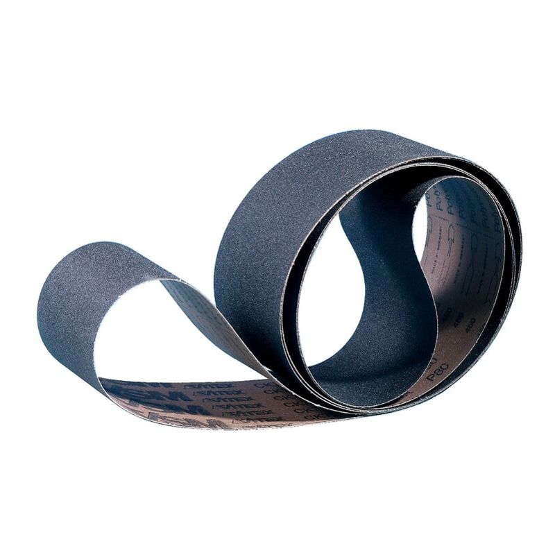 VSM - Abrasifs en bandes standards toile rigide grains carbure silicium CK721X 30x533 mm grain 60 en boîte de 20