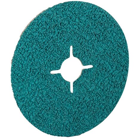 Abrasifs en disques fibre céramique Actirox inox AF890 diamètre 125 mm alésage 22 mm grain 36 en boîte de 50 - VSM