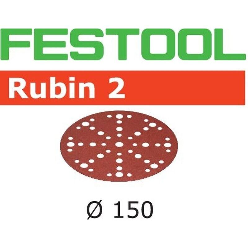 Festool - Abrasifs stf D150/48 P100 RU2/50 Rubin 2 - 575189
