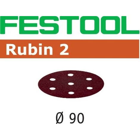 Abrasif Rubin 2 STF D90/6 P80 RU2/50 - FESTOOL 499079