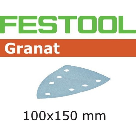 FESTOOL Abrasifs 100x150mm STF DELTA/7 - Granat