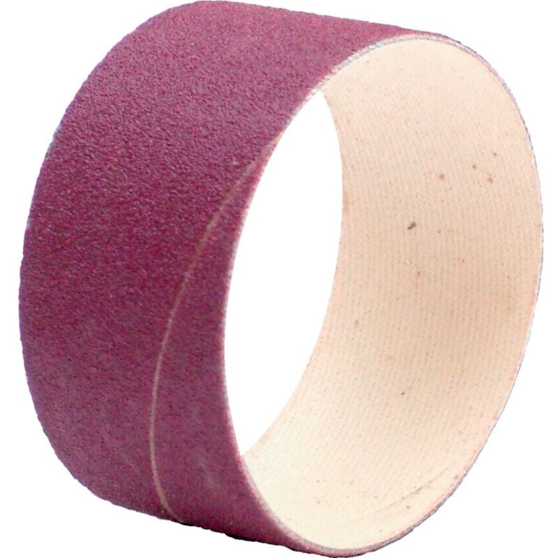 York - 100 x 40MM Abrasive Spiral Bands Aluminium Oxide 80 Grit- you get 5