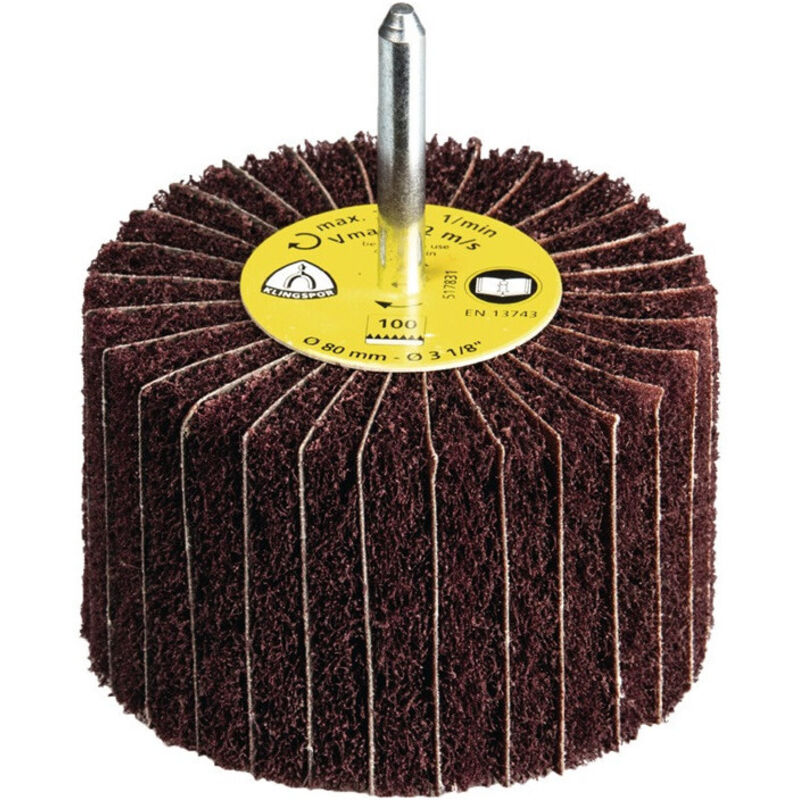 Meule à lamelles ncs 600 Ø50xH30mm K.240 arbre corindon D.6mm Klingspor Par 10)