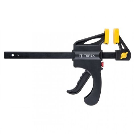 Abrazadera automática TOPEX 150x60 mm - Universal, para bricolaje