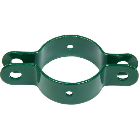 Abrazadera central para postes – Diámetro 48 mm – Sujeción de pletinas y tornapuntas – Para madera dura y teca – Orework