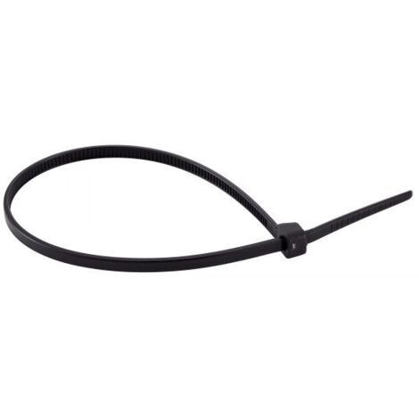 Abrazadera de apriete - Negra - Nylon 6.6 2,5x100 mm - Caja de 100