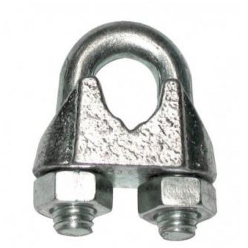 Abrazadera de cable de 8 mm con soporte