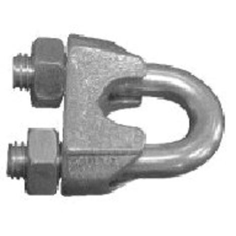 ABRAZADERA DE CABLE GALVANIZADA 10MM DIN741 - ZAC 10