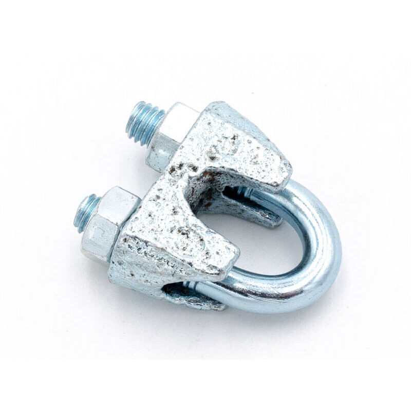

Abrazadera de cable galvanizado Ø 4/5 mm Galvanizado 8 mm