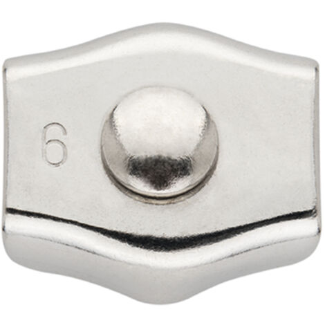 Abrazadera de cable plana simple - Inox A4 Ø2 - Caja de 100