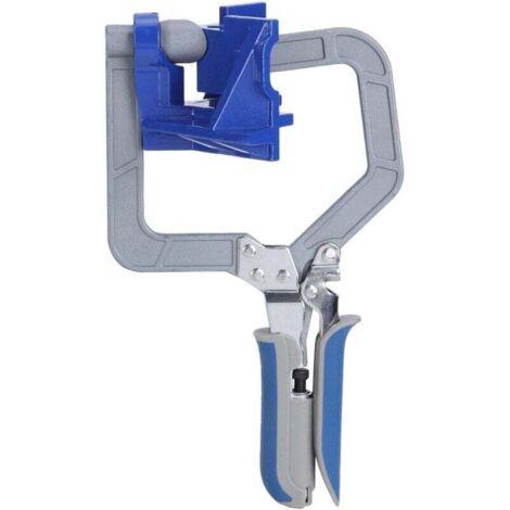 Abrazadera de esquina KZQ, abrazadera de esquina multifuncional de 90 grados, abrazadera de carpintería de ángulo recto, juego de abrazaderas rápidas para gabinetes domésticos.