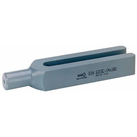 Abrazadera de horquilla DIN 6315C ranurada-An.18mm L.200mm para tornillo de apriete M16.M18 AMF
