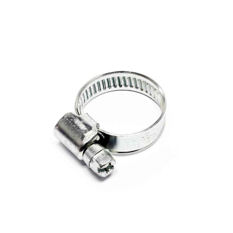 

Abrazadera de manguera con rosca helicoidal gusano W1 galvanizadas con zinc 9mm 8-12 mm
