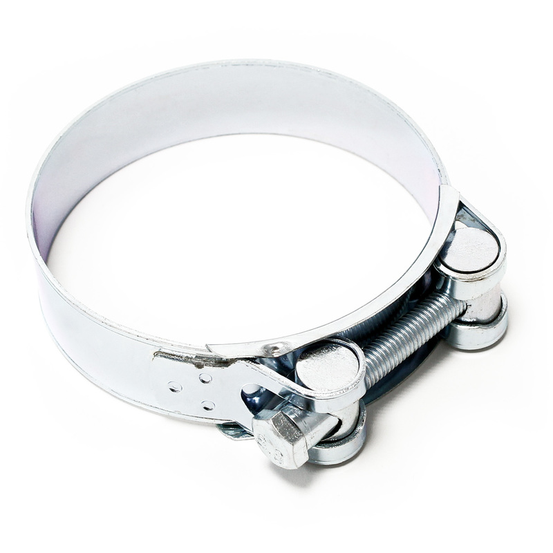 

Abrazadera de manguera T Perno W1 cincada de ancho 24mm ajustable de 92-97mm
