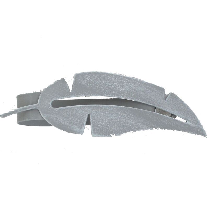 

Abrazadera De Metal Imantada Plume - Gris/Blanco