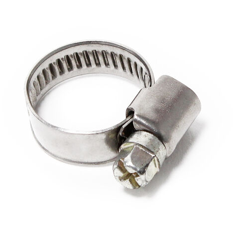 Abrazadera de tubo con tornillo sin fin rango de sujeción 12-17mm W1 8mm