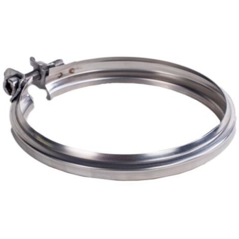 Abrazadera Estufa Pellet Ø80Mmx110Mm Inox Union Exojo