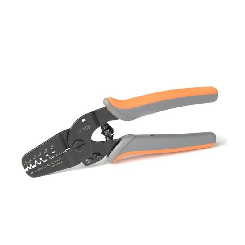 

Errebi Group - Abrazadera micro terminales cilíndricos abiertos AWG24-12 JAM, Molex, Tyco, JST