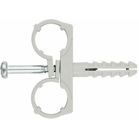 ABRAZADERA MULTITUBO + TACO. DOBLE AB-MD 8 X 30 Ø8