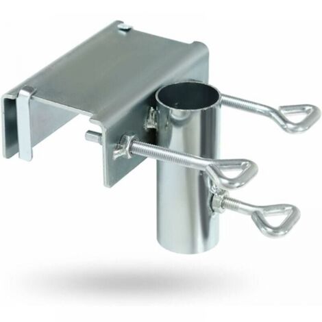 Abrazadera para sombrilla de jardín, soporte para sombrilla de balcón que ahorra espacio, ideal para terraza, sillas, escritorio, muelle, playa, patio, balcón, mesa, barco y portón trasero.