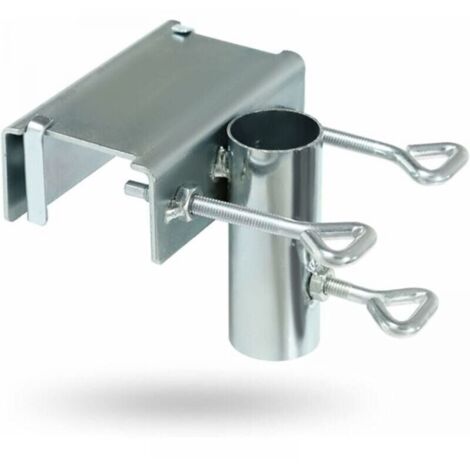 Abrazadera para sombrilla de jardín, soporte para sombrilla de balcón que ahorra espacio para tumbonas, escritorios, muelles, playas, patios, balcones, mesas, barcos, portones traseros,