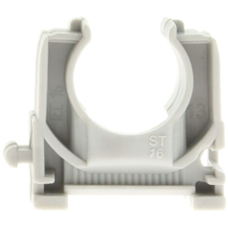 Abrazadera para Tubo de 16 Mm  Gris   IluminaShop