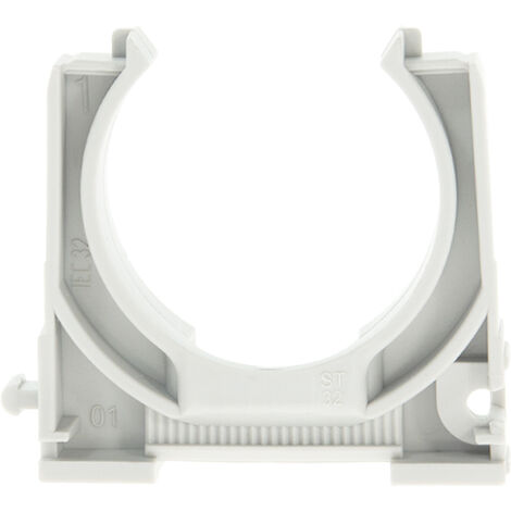 Abrazadera para Tubo de 32 Mm  Gris   IluminaShop