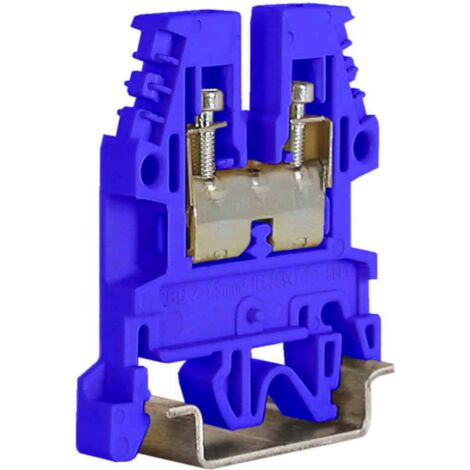 Abrazadera pasante estándar Cabur 2,5mmq Azul CBX12