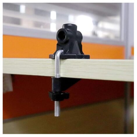 Abrazadera universal para soporte de escritorio, soporte de repuesto de aleación para soporte de micrófono o lámpara de mesa.