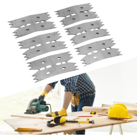Abrazaderas de acero inoxidable para tablones de madera – 6 abrazaderas con tornillos para una sujeción precisa y estable.