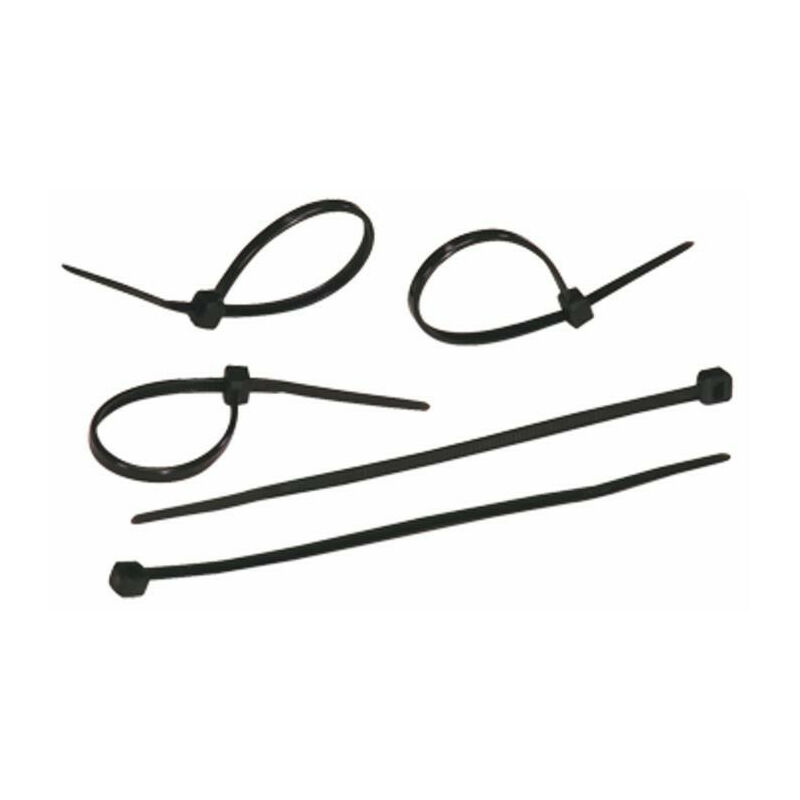 

Abrazaderas de plástico 385 x 4.8 mm (Juego de 100)