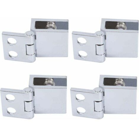 Abrazaderas para bisagras de vidrio, piezas, bisagra para puerta de vidrio, fácil instalación, soporte de vidrio resistente, soporte para muebles, bisagra para puerta de vidrio, abrazaderas de vidrio 