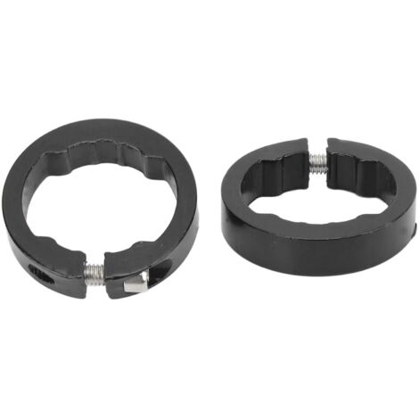 Abrazaderas para puños de bicicleta, juego de 2. Extremos de aluminio. Abrazaderas para puños de bicicleta, 8 mm. Bicicletas y accesorios.