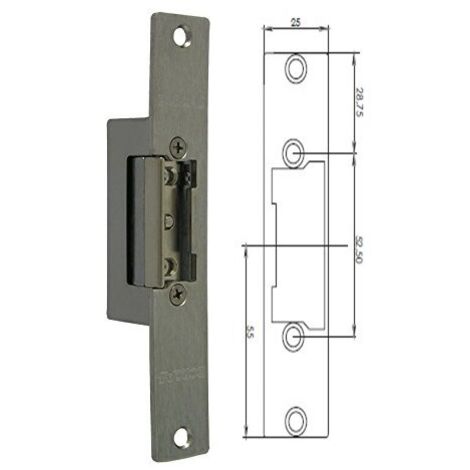 Abrepuertas elect. esp.s/caj. aut.desl. dorcas inox 99abf-to