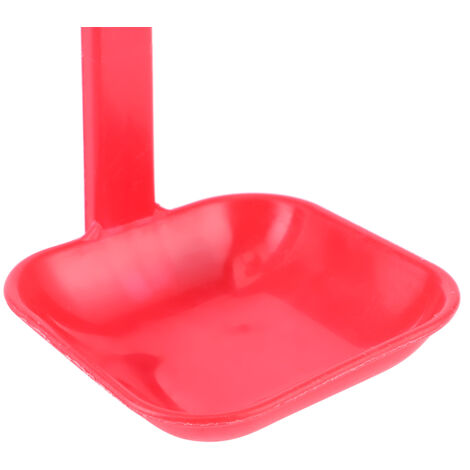 Abreuvoir à Bec pour Poulets avec Robinet Anti-Goutte, Kit de 20 Cups Rouge ABS pour Installation Facile