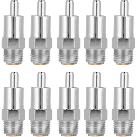 Abreuvoir automatique pour cochons en acier inoxydable, 10 pièces/ensemble, abreuvoir à bouche ronde et à mamelon pour porcs