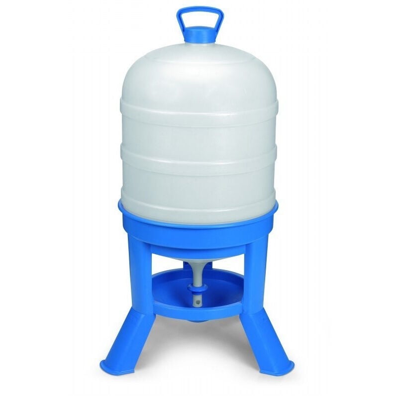 Suinga - Abreuvoir poule 40 litres plastique sur pieds, Abreuvoir Volailles 46x83,5 cm