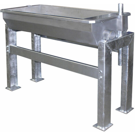 Abreuvoir basculant inox Sol L=2m, 70Lit.,67Kgs