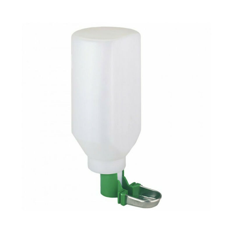Kerbl - Abreuvoir biberon avec bac acier inoxydable pour lapin 2 litres