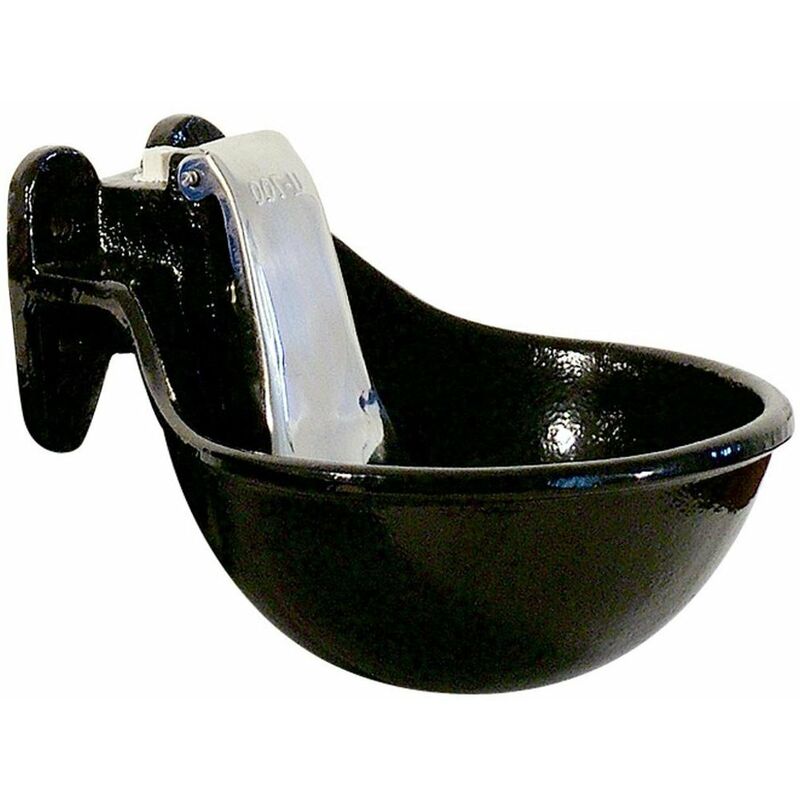 Abreuvoir en fonte avec pale en acier inoxydable et émaillé noir 1,7lt