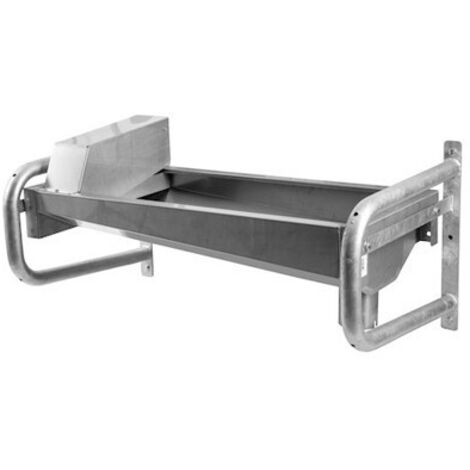 Abreuvoir en inox mural incliné - X Longueur 1,90 mètre