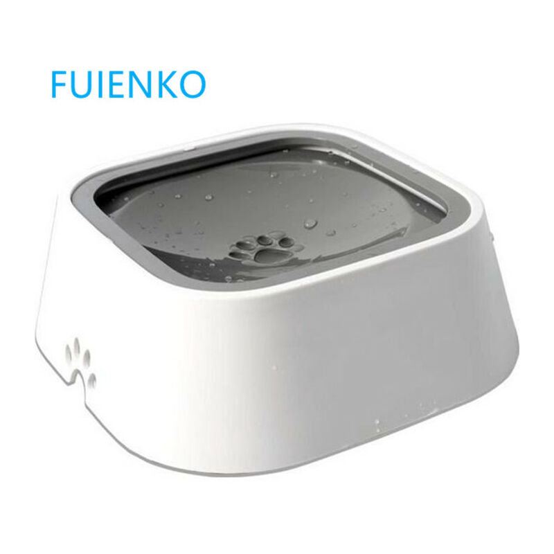 Abreuvoir Portable pour Chat et Chien Blanc FUIENKO