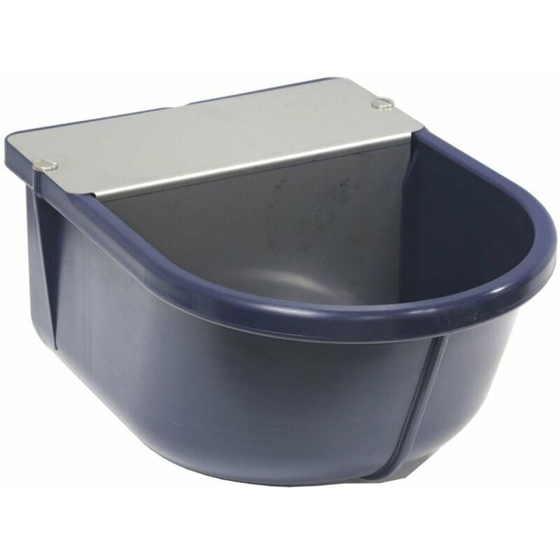 Abreuvoir pour chevaux en plastique abs à niveau constant avec plaque en acier inoxydable et bouchon de nettoyage