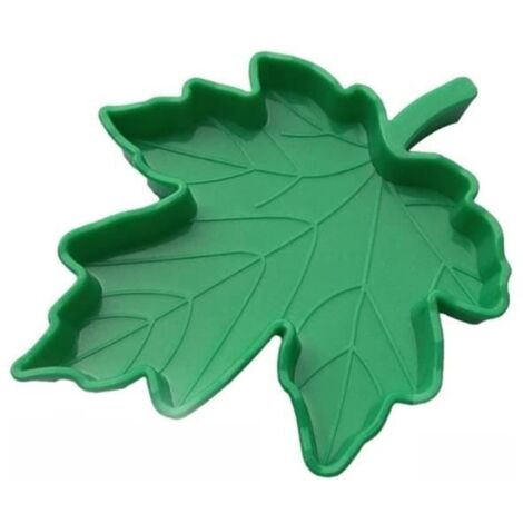 Abreuvoir Reptile, Abreuvoir Réutilisable, Bassin à Eau en Forme de Feuille d'érable, Accessoires Abreuvoir pour Serpent, Tortue,