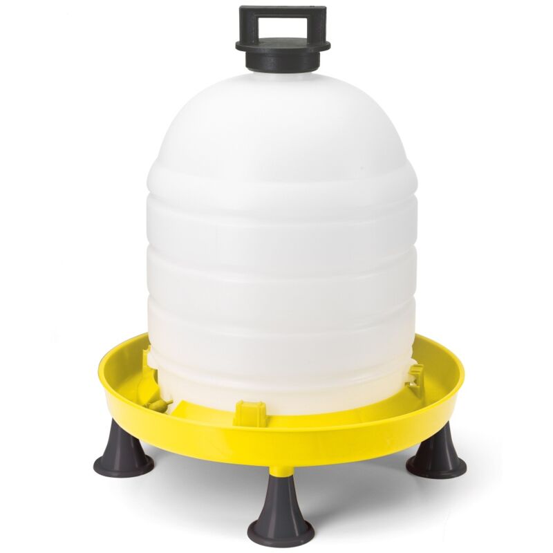 Poulailler Direct - Abreuvoir Siphoide Avec Poignée, Bouchon Et Pieds 15l