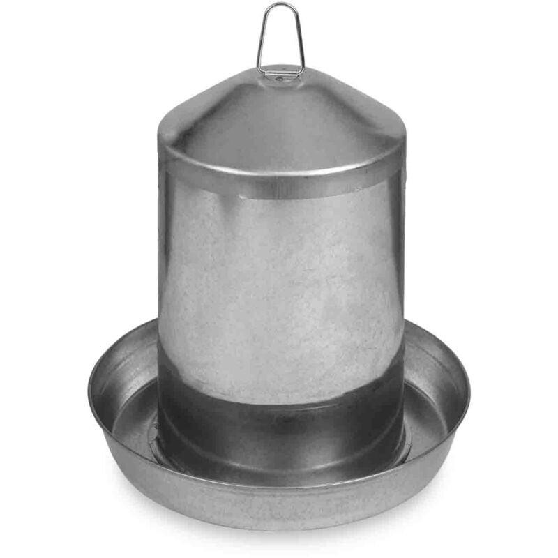 Gaun - Abreuvoir Volailles Galvanisé Double Paroi 15l