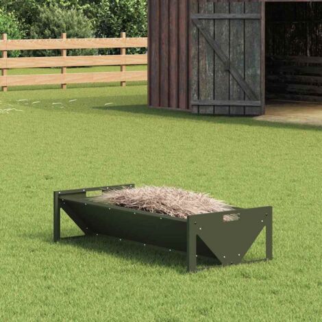 Abrevadero para ganado Verde Oliva 108 x 50 x 28 cm
