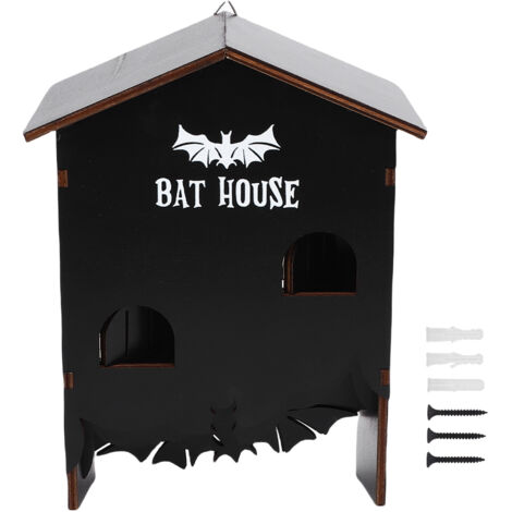 Abri à Chauves-Souris Extérieur en Bois Suspension Trois Chambres