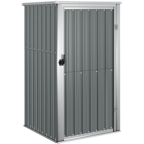 Abri à outils de jardin Gris 88x89x161 Acier galvanisé