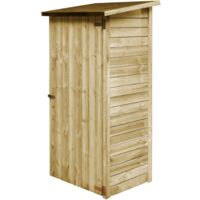 Abri à outils de jardin Pinède imprégné FSC 88 x 76 x 175 cm